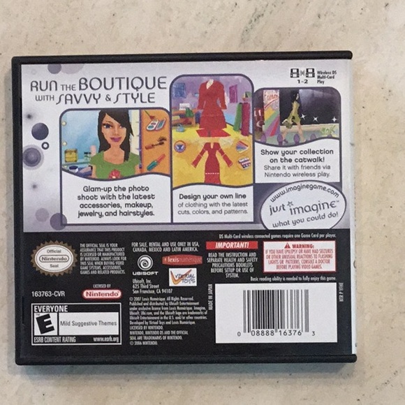 Imagine Fashion Designer Nintendo DS Game Complete Fashionista - Picture 3 of 12